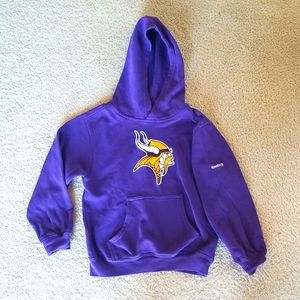 Reebok Minnesota Vikings Child Size S Hoodie
